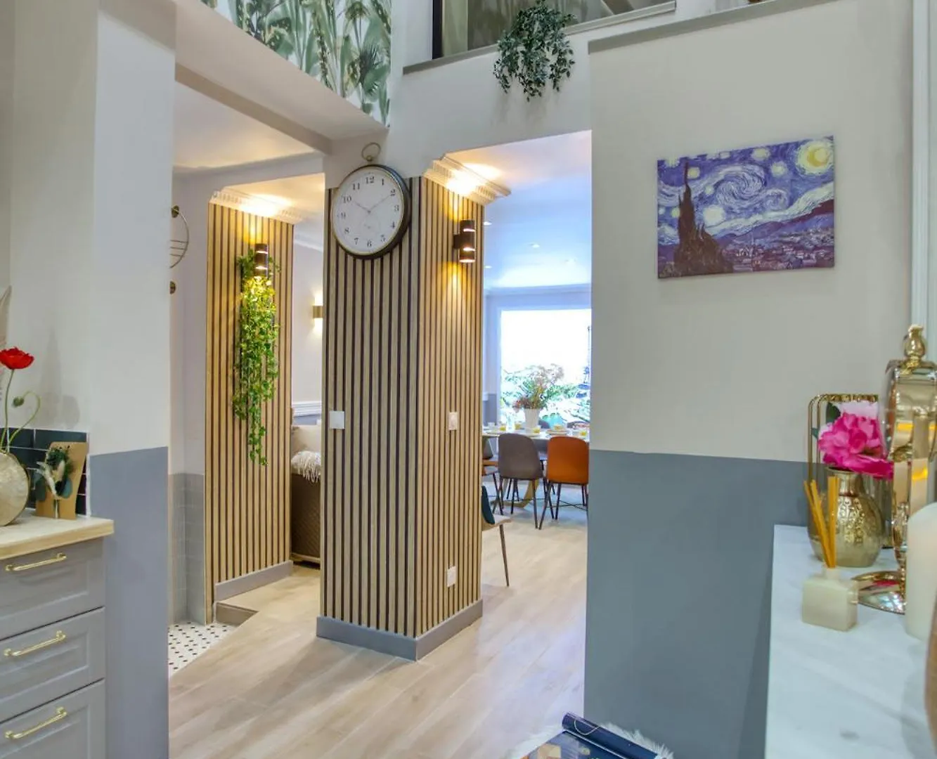 Elegant Triplex In - Ideal For 10 - Aircon Paris